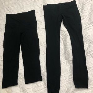 2 maternity leggings